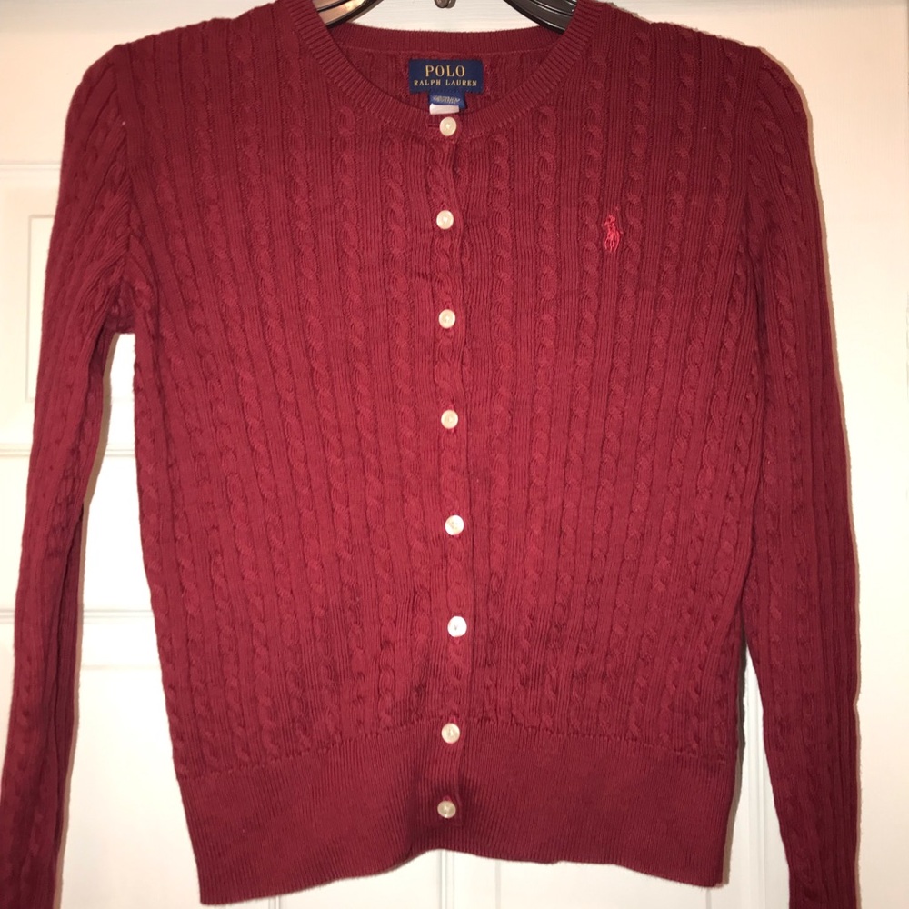 Big girl polo sweater size extra large